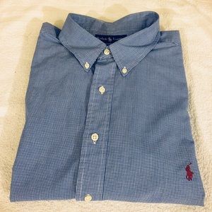 Polo by Ralph Lauren Shirts - Polo Ralph Lauren Blue & White Gingham Shirt 2XB Polo by Ralph Lauren Shirts - Polo Ralph Lauren Blue & White Gingham Shirt 2XB